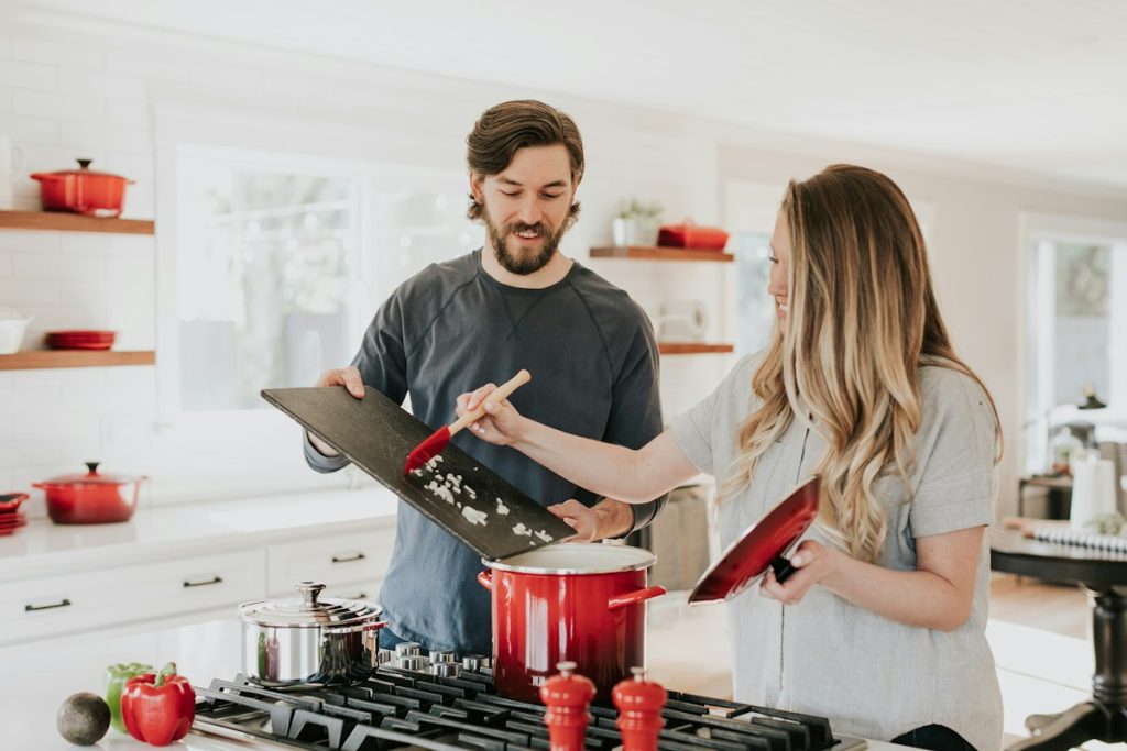 Modern Kitchen Staging